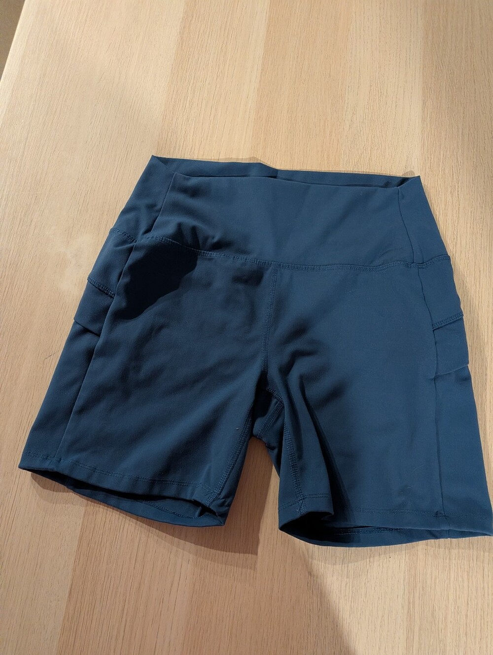 RBX High-Waist Blue Active Shorts for Women